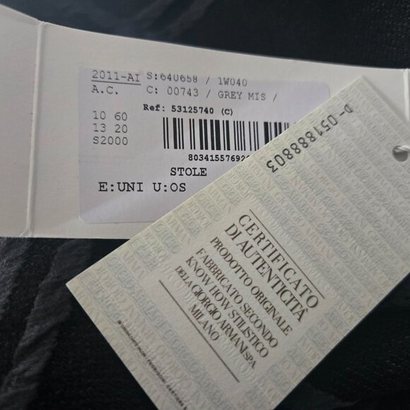 Amani Collezioni black scarf - BNWT - Picture 4 of 4